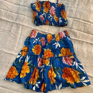 Two Piece Tropical Set